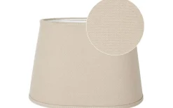 Ovala Lampskärmar-PR Home Omera Lampskärm Oval 20cm Franza Beige
