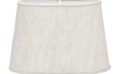 Ovala Lampskärmar < PR Home Omera Oval Lampskärm 23cm Lin Ljus Beige