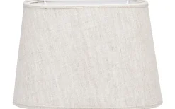 Ovala Lampskärmar < PR Home Omera Oval Lampskärm 27cm Lin Ljus Beige