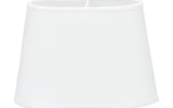 Ovala Lampskärmar-PR Home Omera Oval Lampskärm 20cm Lin Offwhite