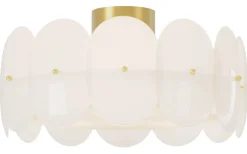 Plafonder < By Rydens Omlott Plafond 53cm Mässing/Vit