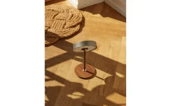 Uppladdningsbara Lampor Inomhus|Bordslampor-Halo Design On The Move Uppladdningsbar Bordslampa LED 3-Steg DIM Gun Black
