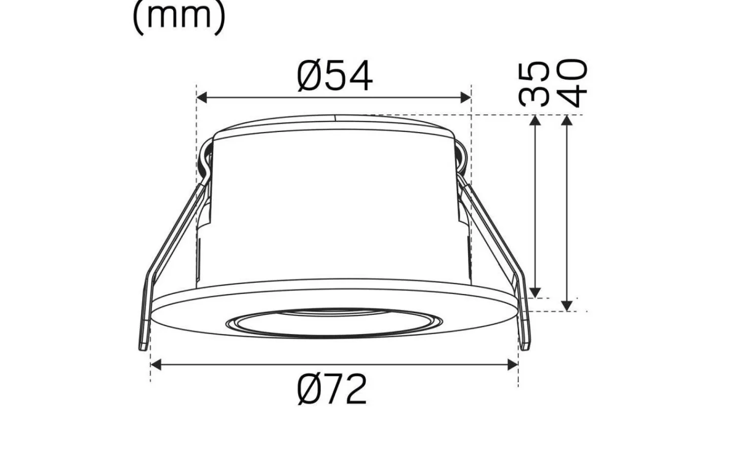 230V Led Spotlights-Hidealite Optic S Quick ISO 6-pack Spotlight 2700K 4,5W Vit IP44