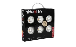 230V Led Spotlights < Hidealite Optic S Quick ISO 6-pack Spotlight 3000K 4,5W Vit IP44