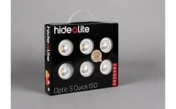230V Led Spotlights < Hidealite Optic S Quick ISO 6-pack Spotlight 3000K 4,5W Vit IP44