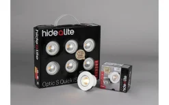 230V Led Spotlights < Hidealite Optic S Quick ISO 6-pack Spotlight 3000K 4,5W Vit IP44
