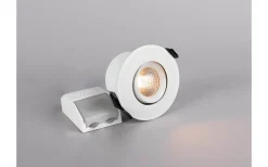 230V Led Spotlights-Hidealite Optic S Quick ISO Spotlight Dim to Warm 4,5W Vit IP44