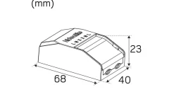 230V Led Spotlights-Hidealite Optic S Quick ISO Spotlight Dim to Warm 4,5W Vit IP44