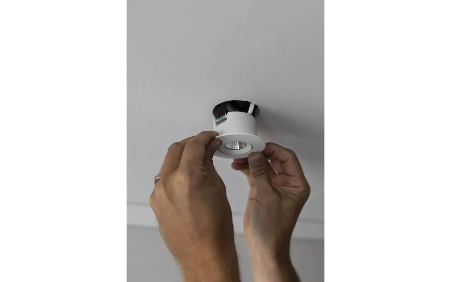 230V Led Spotlights < Hidealite Optic S Quick ISO Spotlight 3000K 4,5W Vit IP44