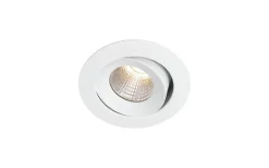 230V Led Spotlights-Hidealite Optic XS Tilt Spotlight Dim to Warm 4W Vit IP44