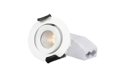 230V Led Spotlights < Hidealite Optic XS Tilt Spotlight 3000K 4W Vit IP44