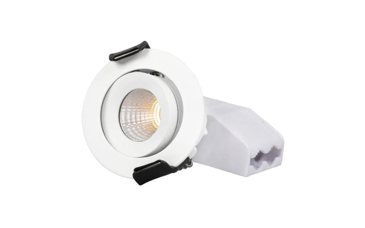 230V Led Spotlights-Hidealite Optic XS Tilt Spotlight 2700K 4W Vit IP44