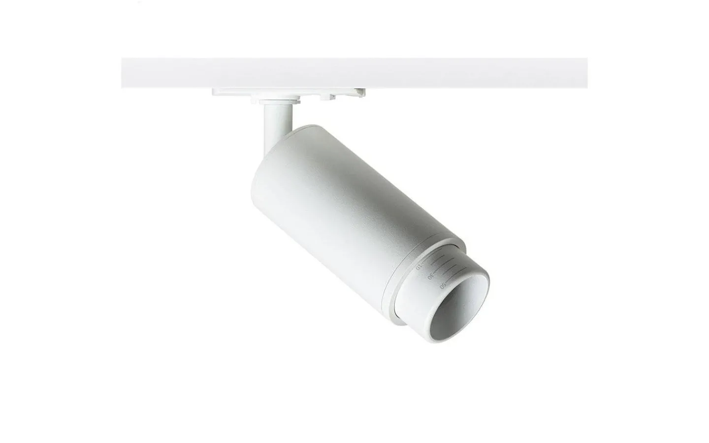 Skensystem < Rendl Optimus 1-fas Spotlight GU10 Zoom 10-50° Vit