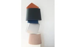 Enfärgade Runda Lampskärmar < Hallbergs Opulence Lampskärm Ø17cm Paprika
