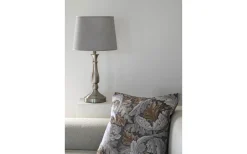 Enfärgade Runda Lampskärmar < Hallbergs Opulence Lampskärm Ø35cm Sterling