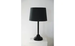 Enfärgade Runda Lampskärmar < Hallbergs Opulence Lampskärm Ø20cm Svart