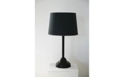 Enfärgade Runda Lampskärmar < Hallbergs Opulence Lampskärm Ø30cm Svart