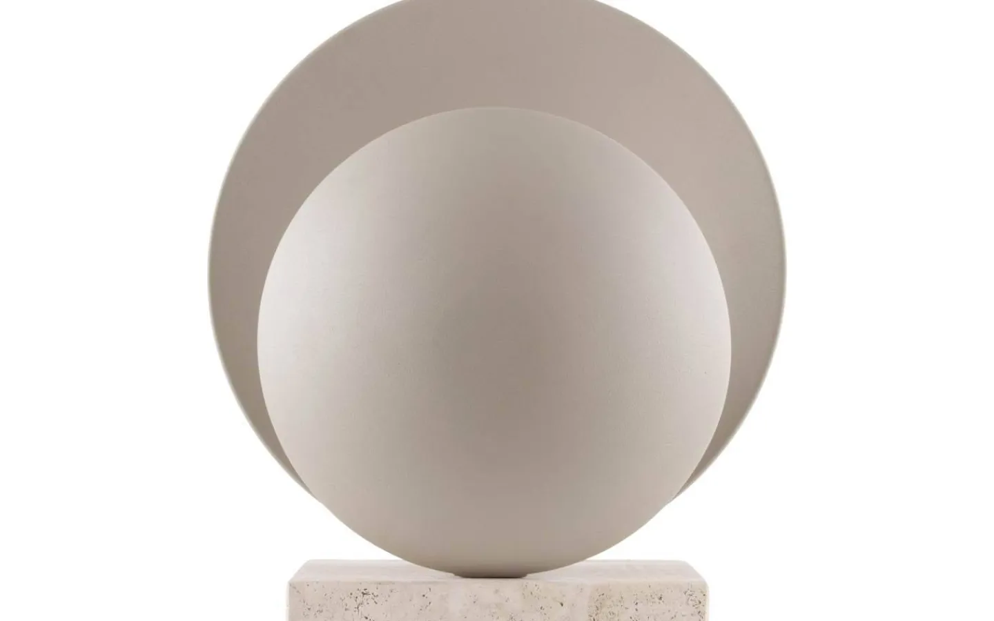 Bordslampor-Globen Lighting Orbit Bordslampa 32cm Beige/Travertin