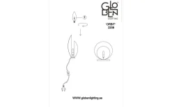 Vardagsrum|Sovrum-Globen Lighting Orbit Bordslampa 32cm Svart