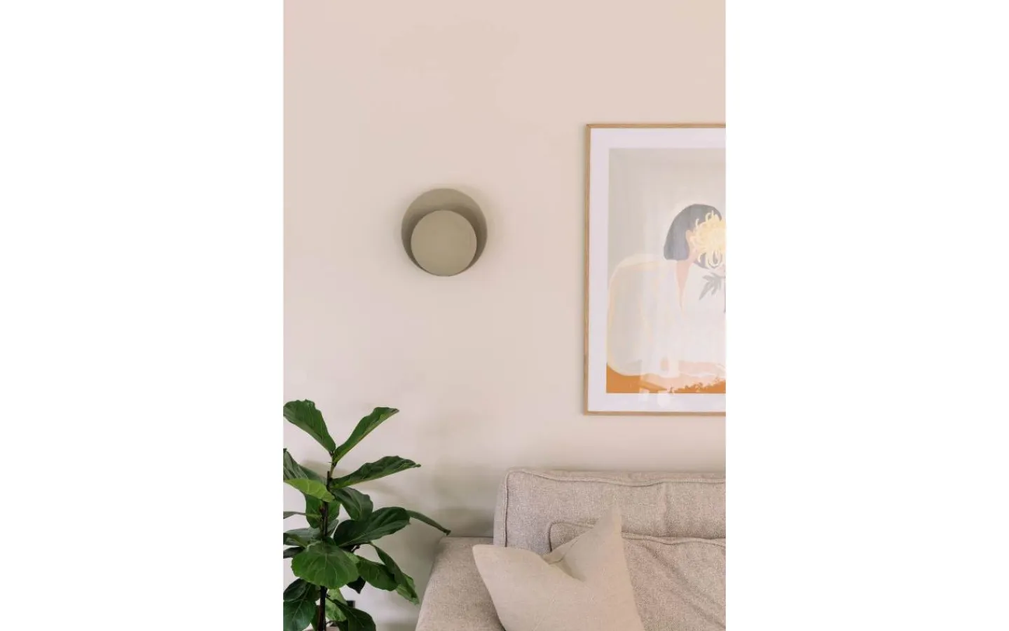 Lampetter < Globen Lighting Orbit Vägglampa Beige