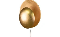 Vardagsrum|Hall & Trappa < Globen Lighting Orbit Vägglampa Guld