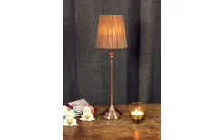 Enfärgade Runda Lampskärmar < Oriva Organza Lampskärm Ø14,5cm Brun