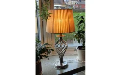 Enfärgade Runda Lampskärmar < Oriva Organza Lampskärm Ø30cm Champagne