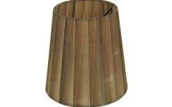 Enfärgade Runda Lampskärmar-Oriva Organza Lampskärm Ø17cm Nougat