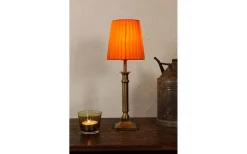Enfärgade Runda Lampskärmar < Oriva Organza Lampskärm Ø14,5cm Orange