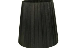 Enfärgade Runda Lampskärmar-Oriva Organza Lampskärm Ø17cm Svart
