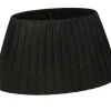 Ovala Lampskärmar-Oriva Organza Lampskärm Oval 28cm Svart
