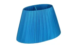 Ovala Lampskärmar-Oriva Organza Lampskärm Oval 22cm Turkos
