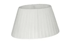 Ovala Lampskärmar < Oriva Organza Lampskärm Oval 28cm Vit