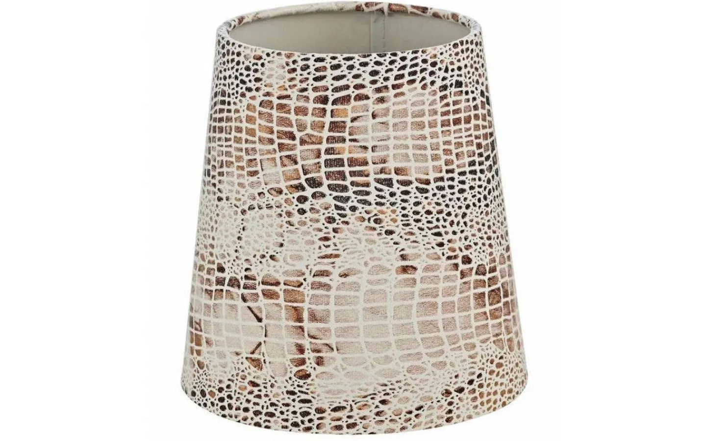 Mönstrade Lampskärmar < Oriva Ormskinn Lampskärm Ø17cm Vit