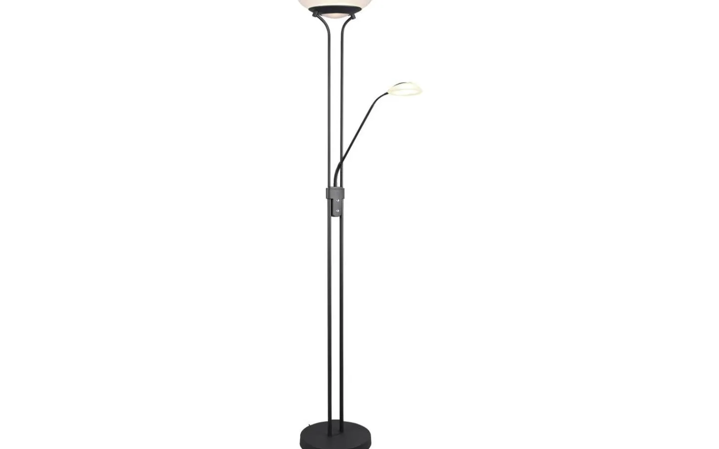 Uplight|Golvläslampor-Reality Orson Golvlampa LED mattsvart