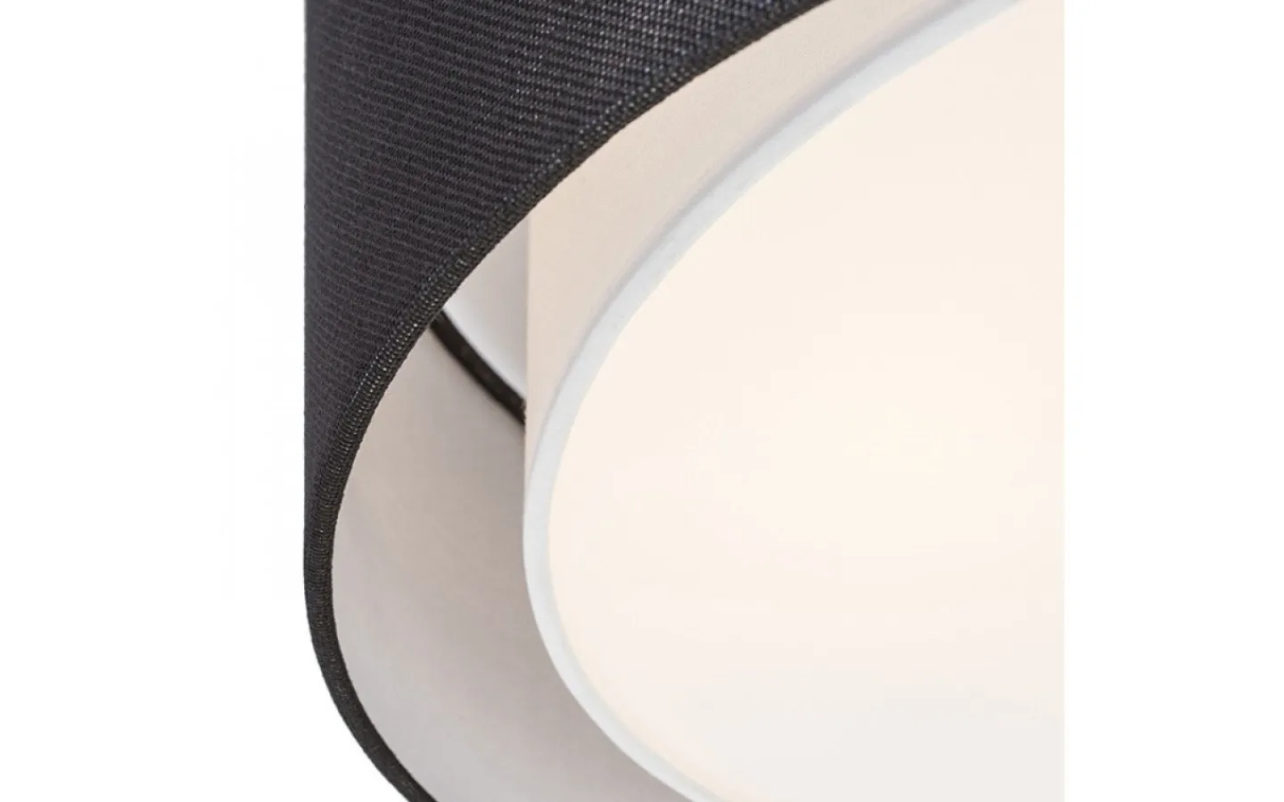 Sovrum|Plafonder < Rendl Otis Plafond 50cm 3xE27 Svart/Vit