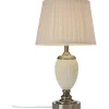 Bordslampor-Cottex Ottilia Bordslampa 49cm Beige/Antik