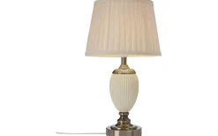 Bordslampor-Cottex Ottilia Bordslampa 49cm Beige/Antik