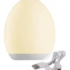 Nattlampor < Star Trading Oval Uppladdningsbar Nattlampa LED RGB+W 11cm