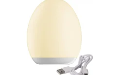Nattlampor < Star Trading Oval Uppladdningsbar Nattlampa LED RGB+W 11cm