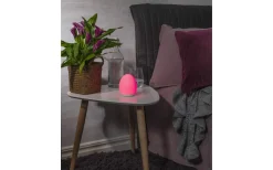 Nattlampor < Star Trading Oval Uppladdningsbar Nattlampa LED RGB+W 11cm