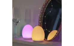 Nattlampor < Star Trading Oval Uppladdningsbar Nattlampa LED RGB+W 11cm