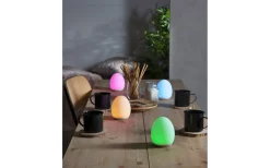 Nattlampor < Star Trading Oval Uppladdningsbar Nattlampa LED RGB+W 11cm