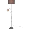 Golvläslampor < Reality Owen Golvlampa E27+E14 grå
