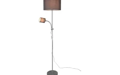 Golvläslampor < Reality Owen Golvlampa E27+E14 grå
