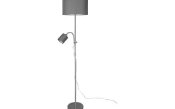 Golvläslampor < Reality Owen Golvlampa E27+E14 grå