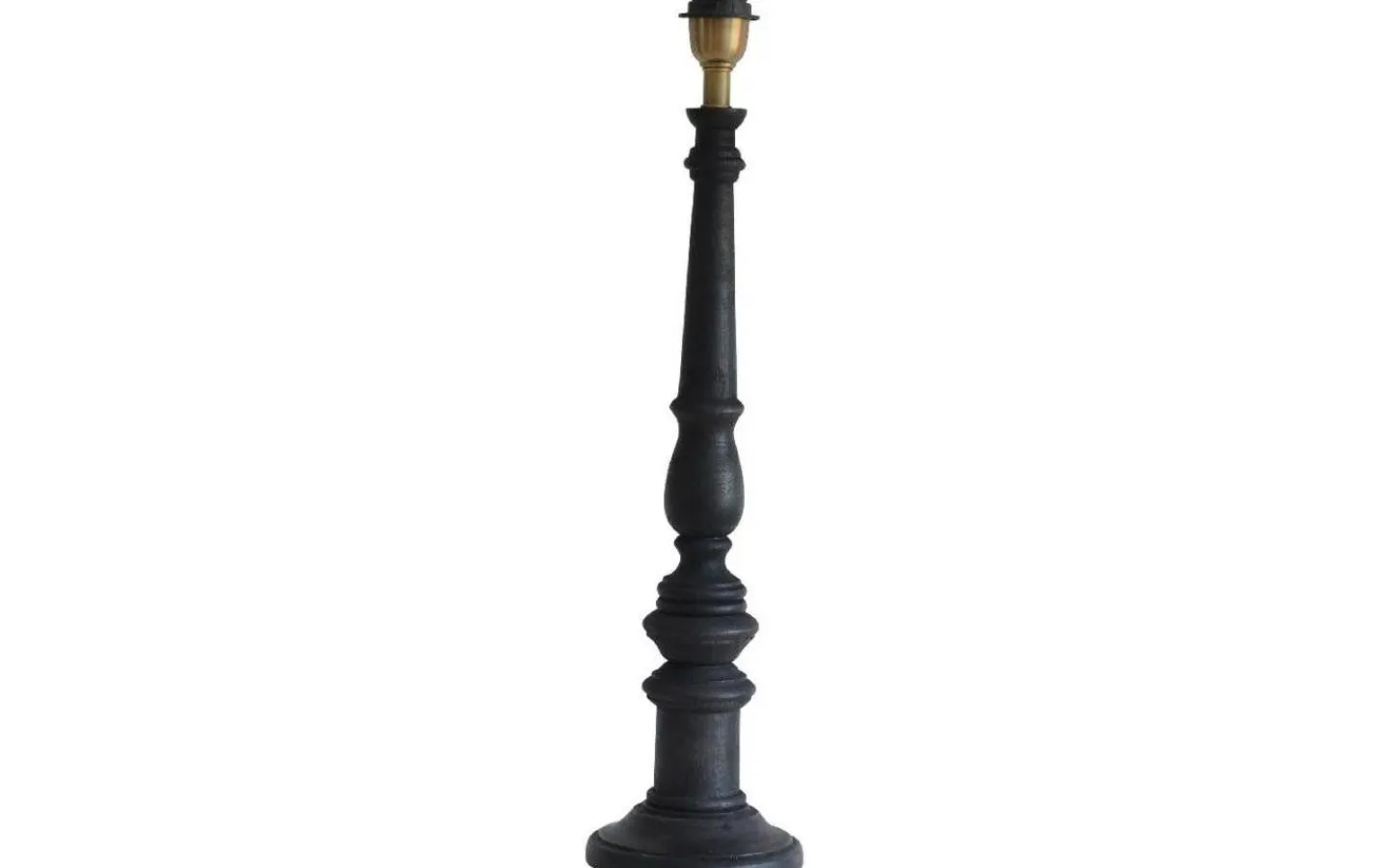 Lampfötter-Hallbergs Oxford Lampfot 62cm Antik Svart