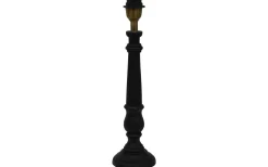 Lampfötter-Hallbergs Oxford Lampfot 45cm E27 Antiksvart