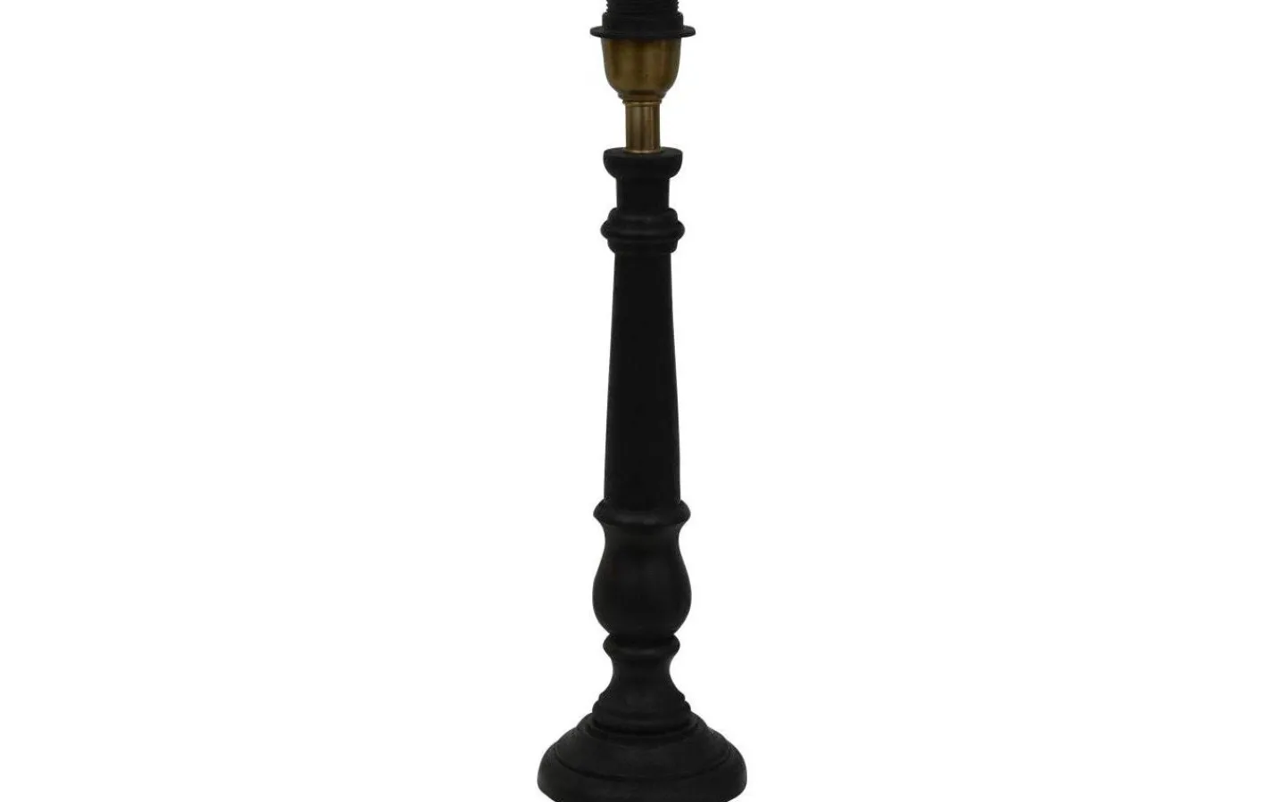 Lampfötter-Hallbergs Oxford Lampfot 45cm E27 Antiksvart
