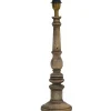 Lampfötter-Hallbergs Oxford Lampfot 45cm Åldrat Trä